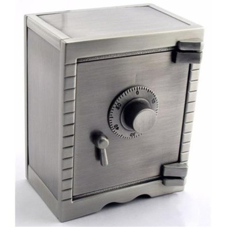 LEEBER Leeber 88634 Elegance Pewter Finish Safety Deposit Money Bank; 5 x 3.25 x 4 in. 88634